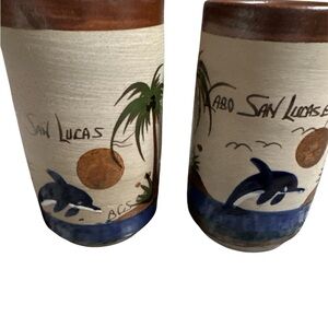 Hand-Painted  Cabo San Lucas Ceramic Glasses